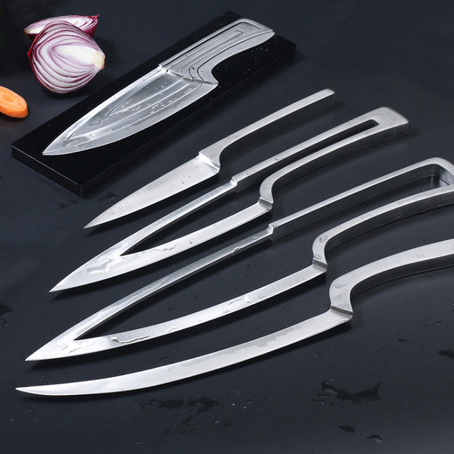 Creative Combination Knife Set – 440C Stainless Steel Kitchen Knives for Fruit