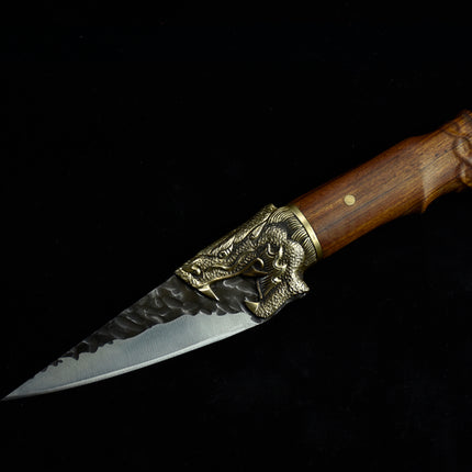 Chilong Small Boning Knife 7Cr17Mov Rosewood Handle Easy to Sharpen