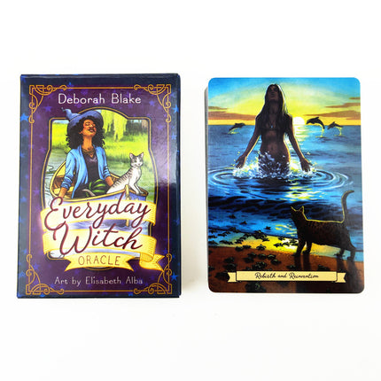 English Version Tarot Cards Set 10.5x7.5cm Color Box