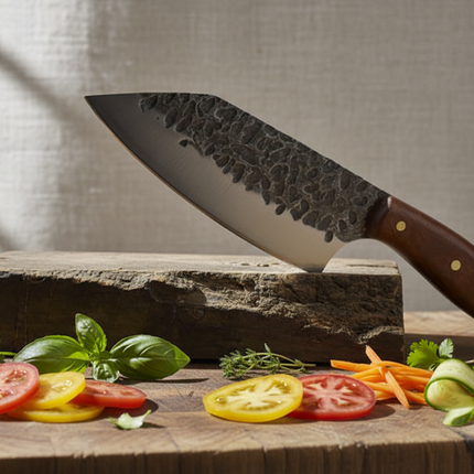 Fish Fillet Knife with Rosewood Handle — 5Cr15MOV Steel, 26.5 cm Full Length