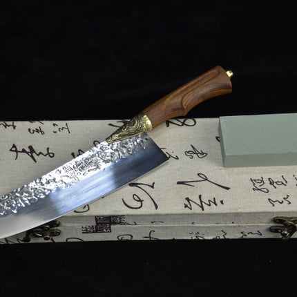Rosewood Handle Kitchen Knife — 21 cm Blade in 7Cr17MOV Steel