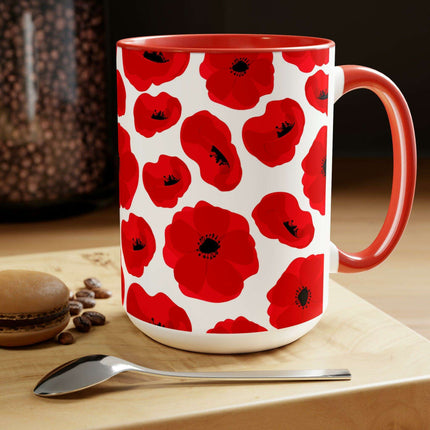 Sophisticated Dual-Color Ceramic Coffee Cups - Maison d'Elite Enigma Series