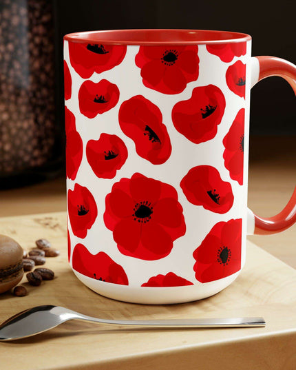 Sophisticated Dual-Color Ceramic Coffee Cups - Maison d'Elite Enigma Series