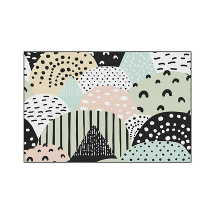 Chic Customizable Heavy Duty Polyester Floor Mat for Home Safety