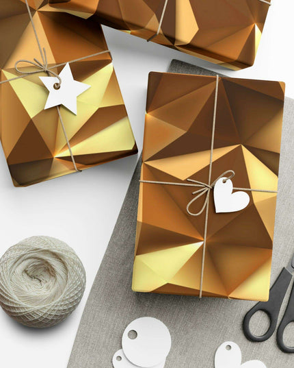 Elegant 3D Handmade Gift Wrap Paper Collection - Available in Matte & Satin Finishes - Proudly Made in the USA