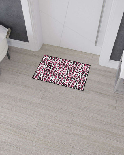 Stylish Pink Leopard Print Area Rug for a Trendy Home Refresh