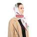 Valentine Love Text Sheer Poly Voile & Chiffon Scarf