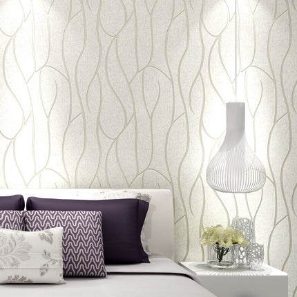 Nonwoven Wall Wallpaper Foaming Fabric – Modern Pattern, 0.53 m x 9.5 m, TV Backdrop