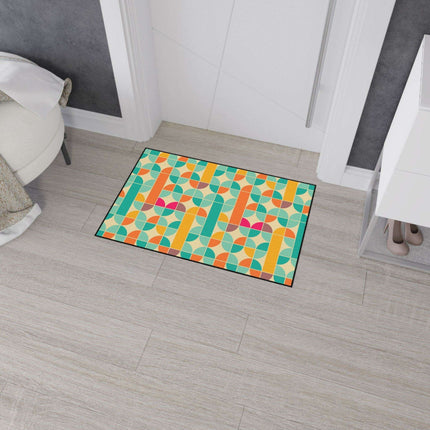 Sophisticated Non-Slip Geometric Polyester Area Rug