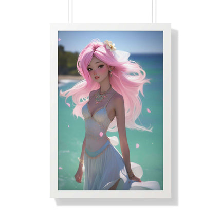 Eco-Conscious Mermaid Art Set with Sustainable Framing