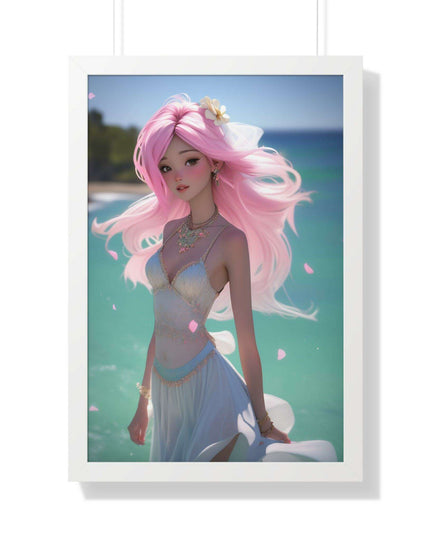 Eco-Conscious Mermaid Art Set with Sustainable Framing