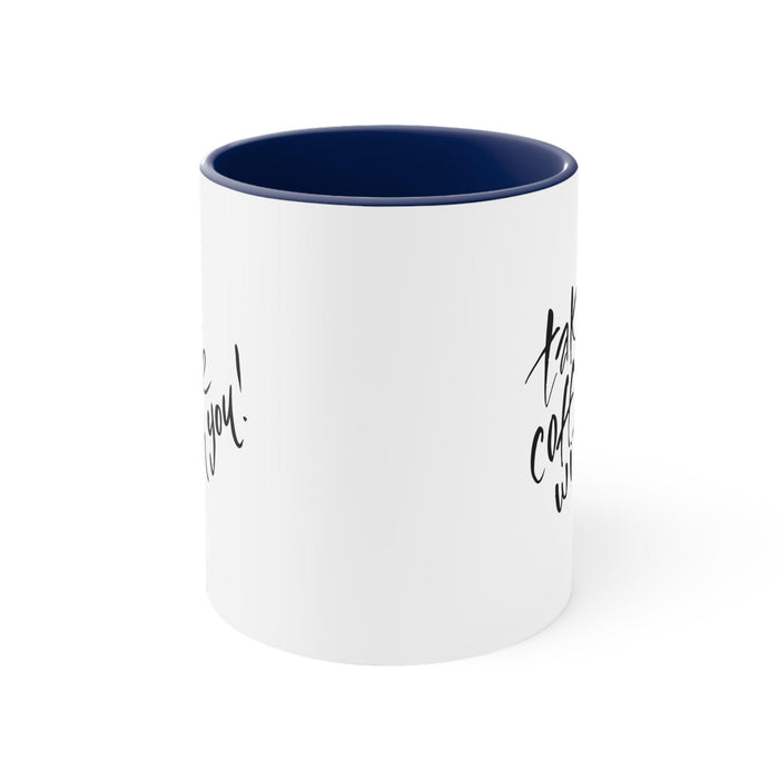 Stylish 11oz Custom Accent Coffee Mug with Two-Tone Design for a Chic Morning Experience