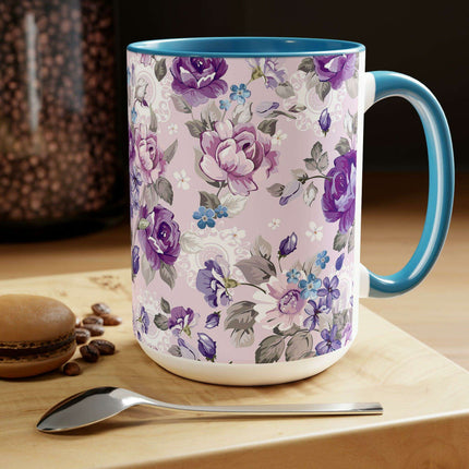 Elegant Duo: Maison Two-Tone Ceramic Coffee Cups