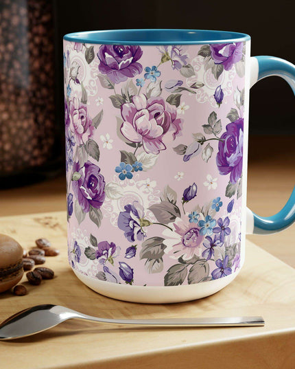 Elegant Duo: Maison Two-Tone Ceramic Coffee Cups