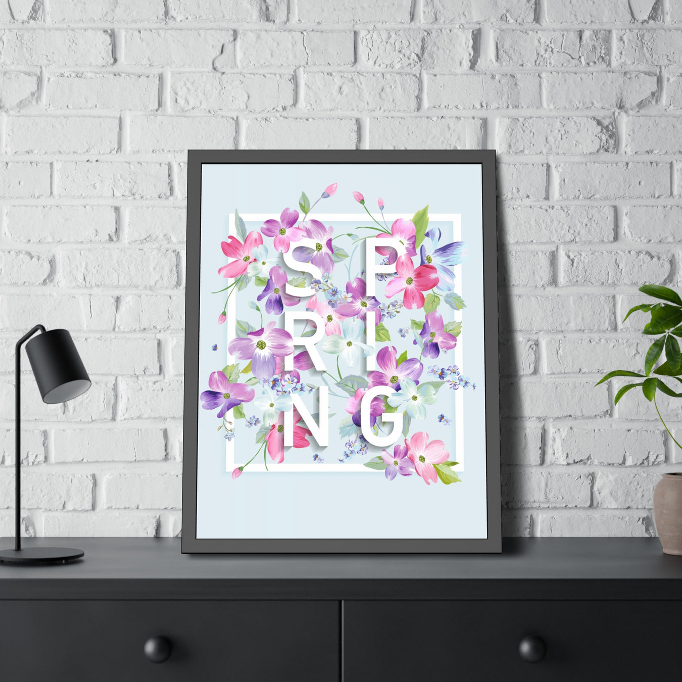 Spring Framed Paper Posters: Elevate Your Space with Timeless Artistry