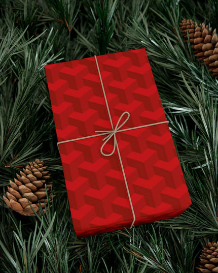 Elegant 3D Christmas Gift Wrap Set - Handcrafted Luxury Paper Collection Made in the USA