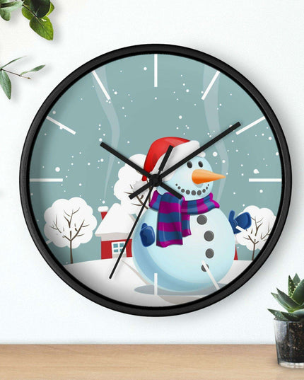 Elegant Wooden Framed Wall Clock - A Perfect Addition to Upscale Decor