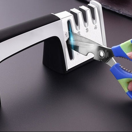 Stainless Steel Knife Sharpener With ABS Plastic Handle 23cm