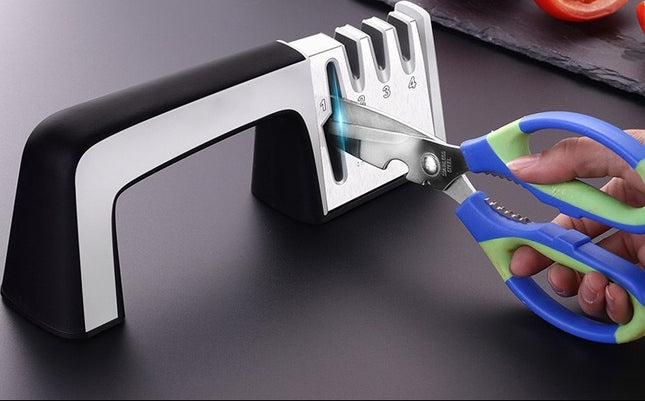Stainless Steel Knife Sharpener With ABS Plastic Handle 23cm