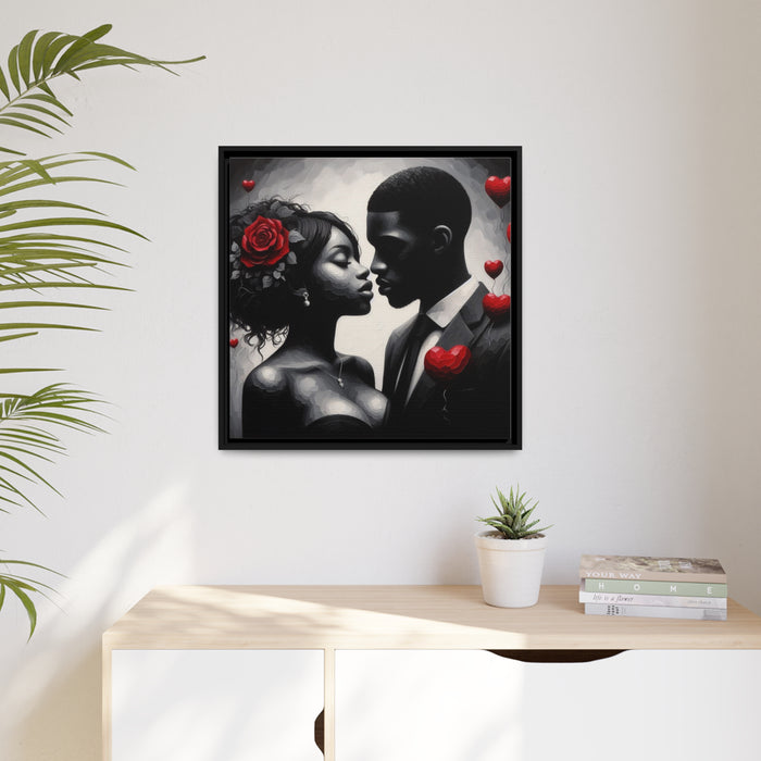 Enchanted Midnight Matte Canvas Artwork with Eco-Friendly Pinewood Frame