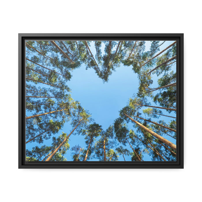 Valentine Matte Canvas Pinewood Frame