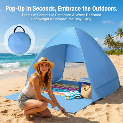 Peekaboo Studio UV-Resistant Waterproof Pop-Up Beach Tent for Camping