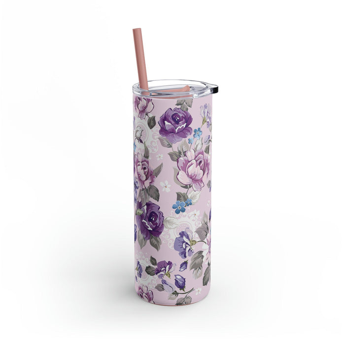 20oz Elegant Matte Stainless Steel Skinny Tumbler by Maars Maker - Sip in Luxury