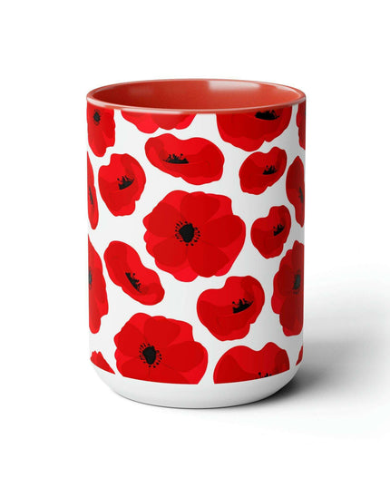 Sophisticated Dual-Color Ceramic Coffee Cups - Maison d'Elite Enigma Series