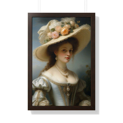 Elegant Femme Fatale: Sustainable Art Print for Stylish Home Interiors