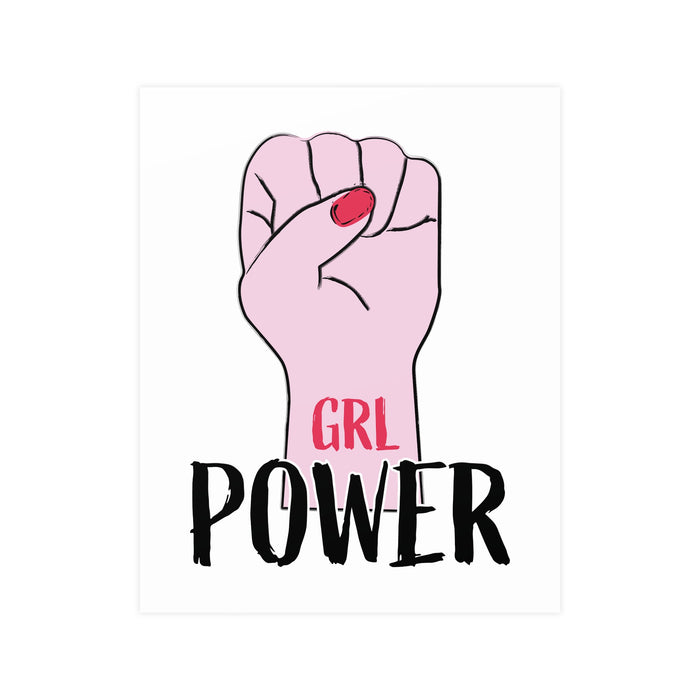 Elevate Your Space with Empowerment Matte Posters - Embrace Girl Power Art Pieces