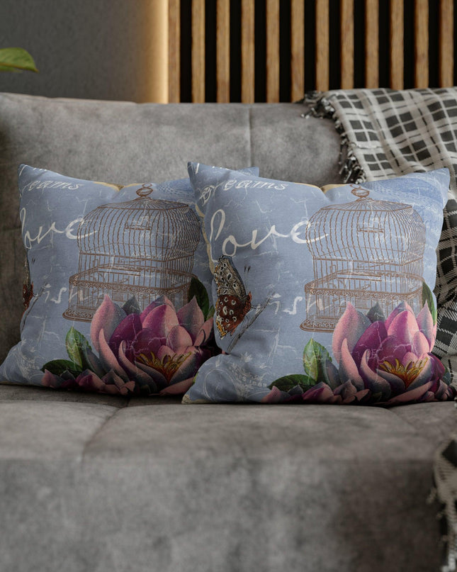 Elegant Shabby Chic Throw Pillow Cover - Enhance Your Home Decor