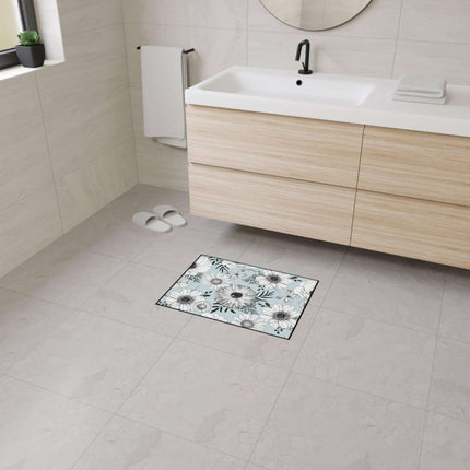 Elegant Floral Executive Area Rug with Enhanced Safety Features