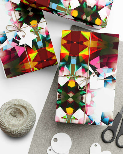 Elegant Eco-Friendly 3D Holiday Gift Wrap Set: Premium USA-Made Wrapping Paper