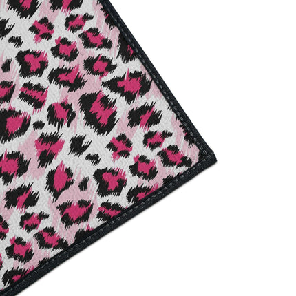 Stylish Pink Leopard Print Area Rug for a Trendy Home Refresh