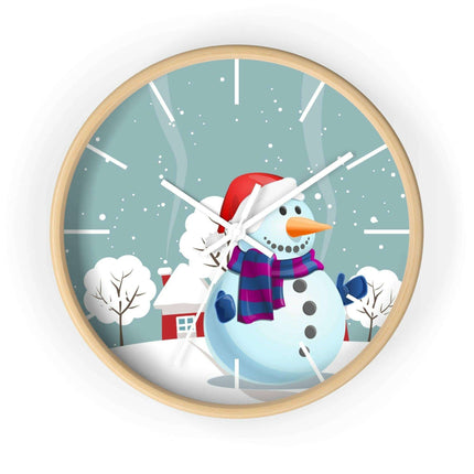 Elegant Wooden Framed Wall Clock - A Perfect Addition to Upscale Decor