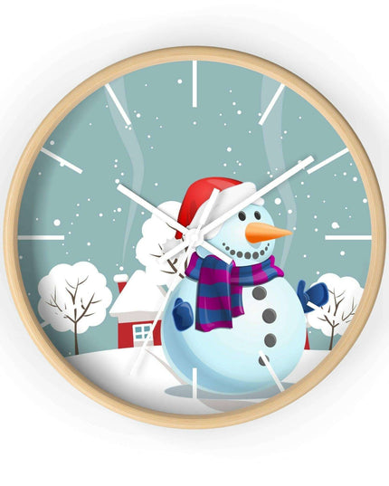 Elegant Wooden Framed Wall Clock - A Perfect Addition to Upscale Decor