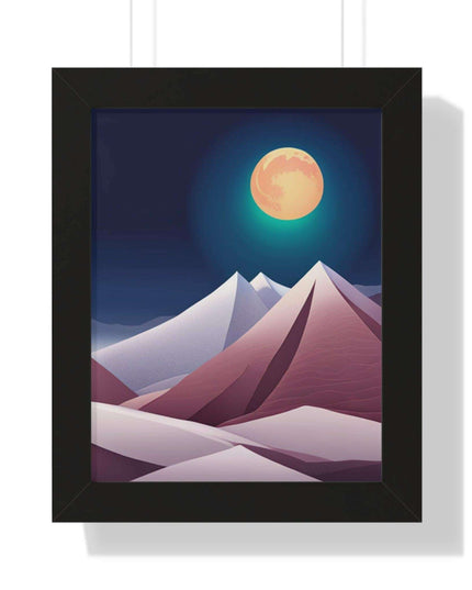 Celestial Harmony Framed Night Sky Artwork - Sustainable Chic for Your Living Space