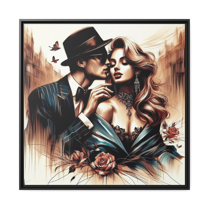 Love's Elegance - Valentine Matte Canvas Artwork