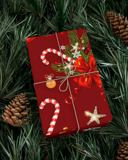 Elegant 3D Holiday Gift Wrapping Paper Set - Artfully Made in the USA