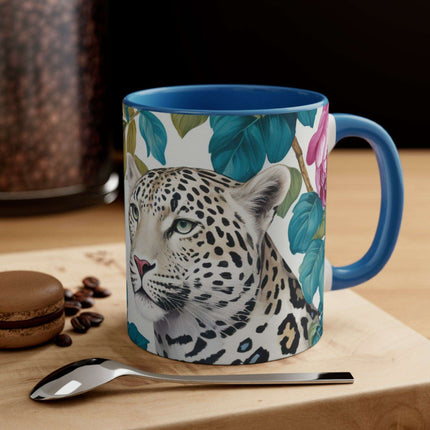 Chic Kireiina Two-Tone Ceramic Coffee Cup - Eye-Catching 11oz Mug