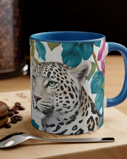 Chic Kireiina Two-Tone Ceramic Coffee Cup - Eye-Catching 11oz Mug