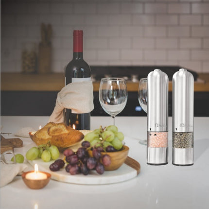 Peekaboo Studio Stainless Steel Electric Grinder with Adjustable Coars