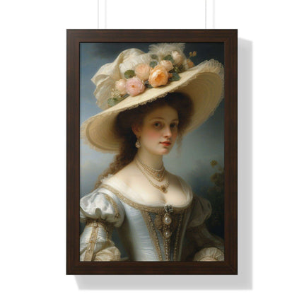 Elegant Femme Fatale: Sustainable Art Print for Stylish Home Interiors