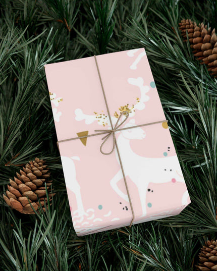 Chic Pink Artisan Gift Wrap Set - Handcrafted in the USA