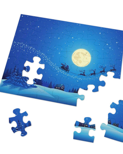 Customizable Family Jigsaw Puzzle Set in Stylish Metal Tin - Made in the USA for Quality Time