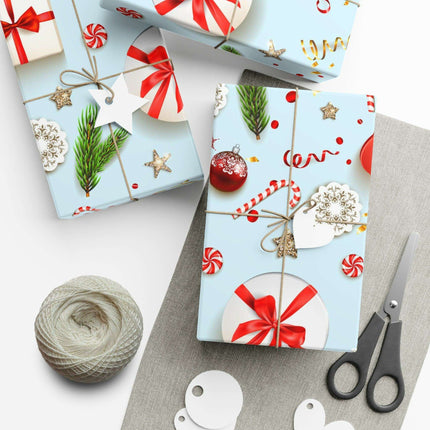 Personalized Elegant Holiday Gift Wrap - Custom Matte & Satin Options