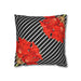 Elegant Floral Reversible Pillowcase with Zipper Enclosure