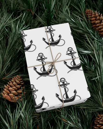 Artisan Anchor Gift Wrap Paper for Premium Gift Presentation