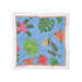 Blue Floral Paradise Lightweight Poly Scarf - Artistic Elegance
