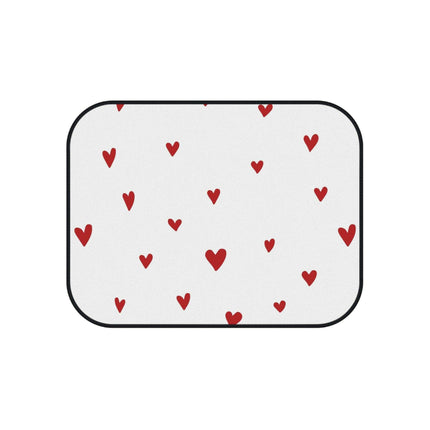 Elegant Customizable Heart Shaped Car Mats - Luxury Edition